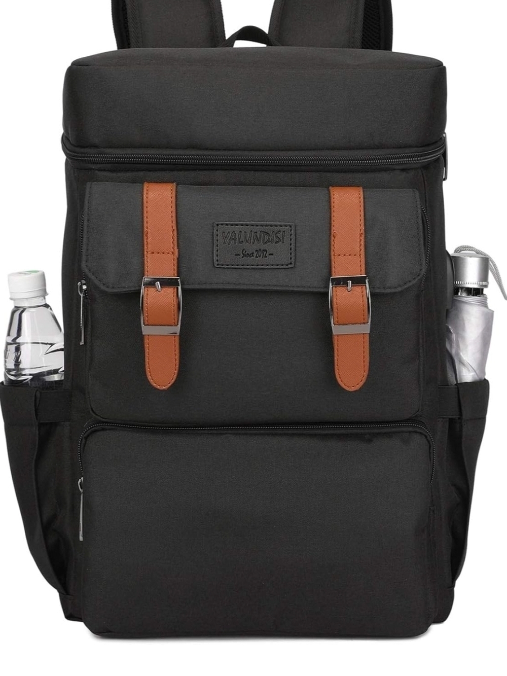 Black & Brown Travel Backpack